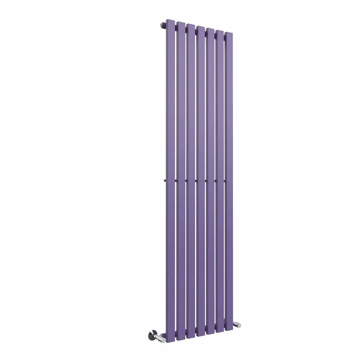 Teramo - Modern vertical flat panel radiator blue lilac