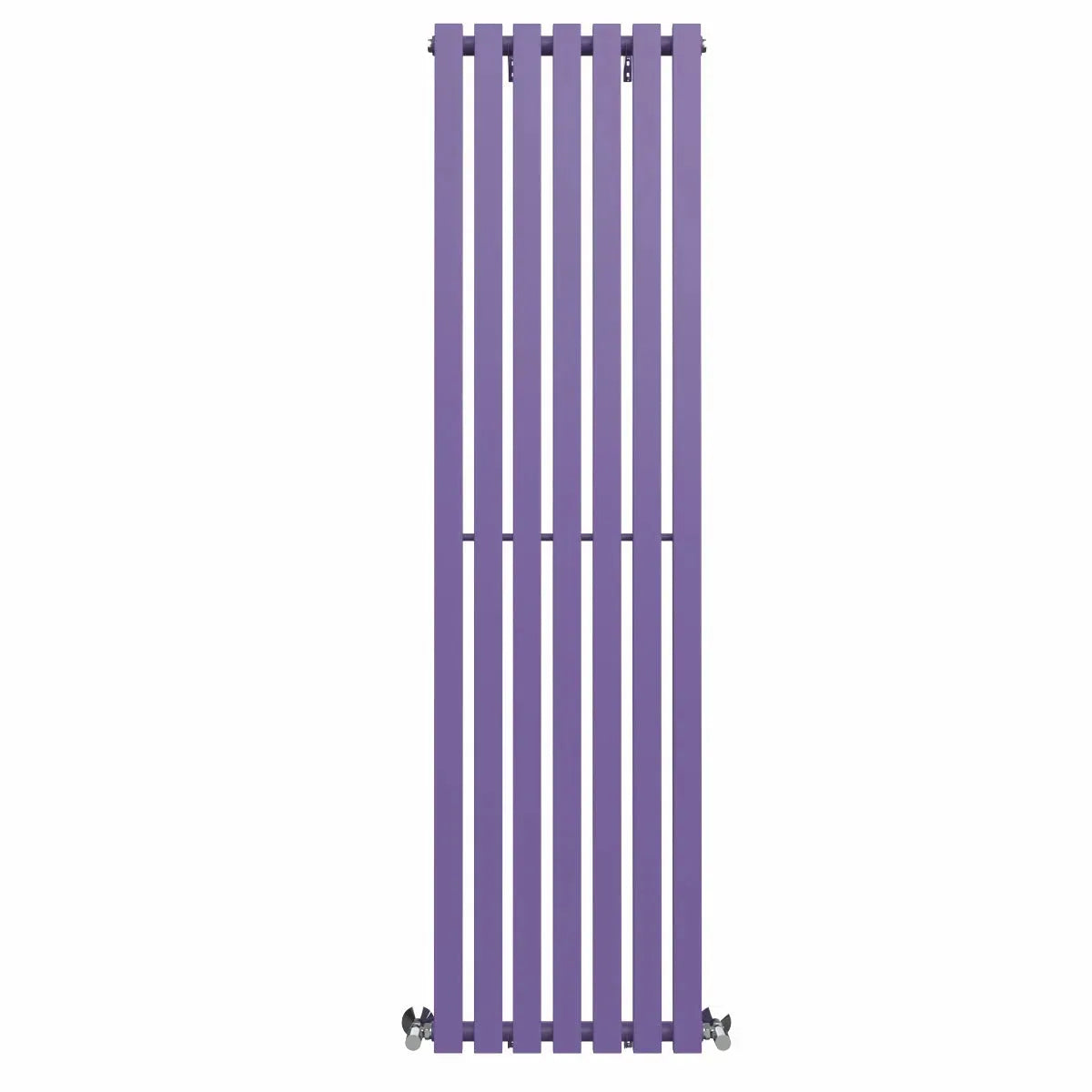 Teramo - Modern vertical flat panel radiator blue lilac