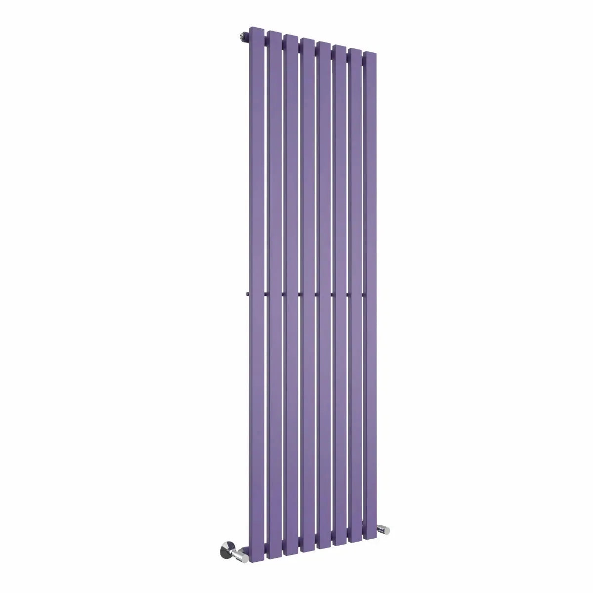 Teramo - Modern vertical flat panel radiator blue lilac