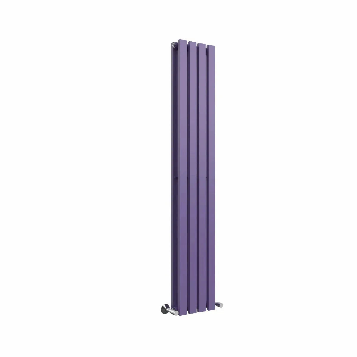 Teramo - Modern vertical flat panel radiator blue lilac