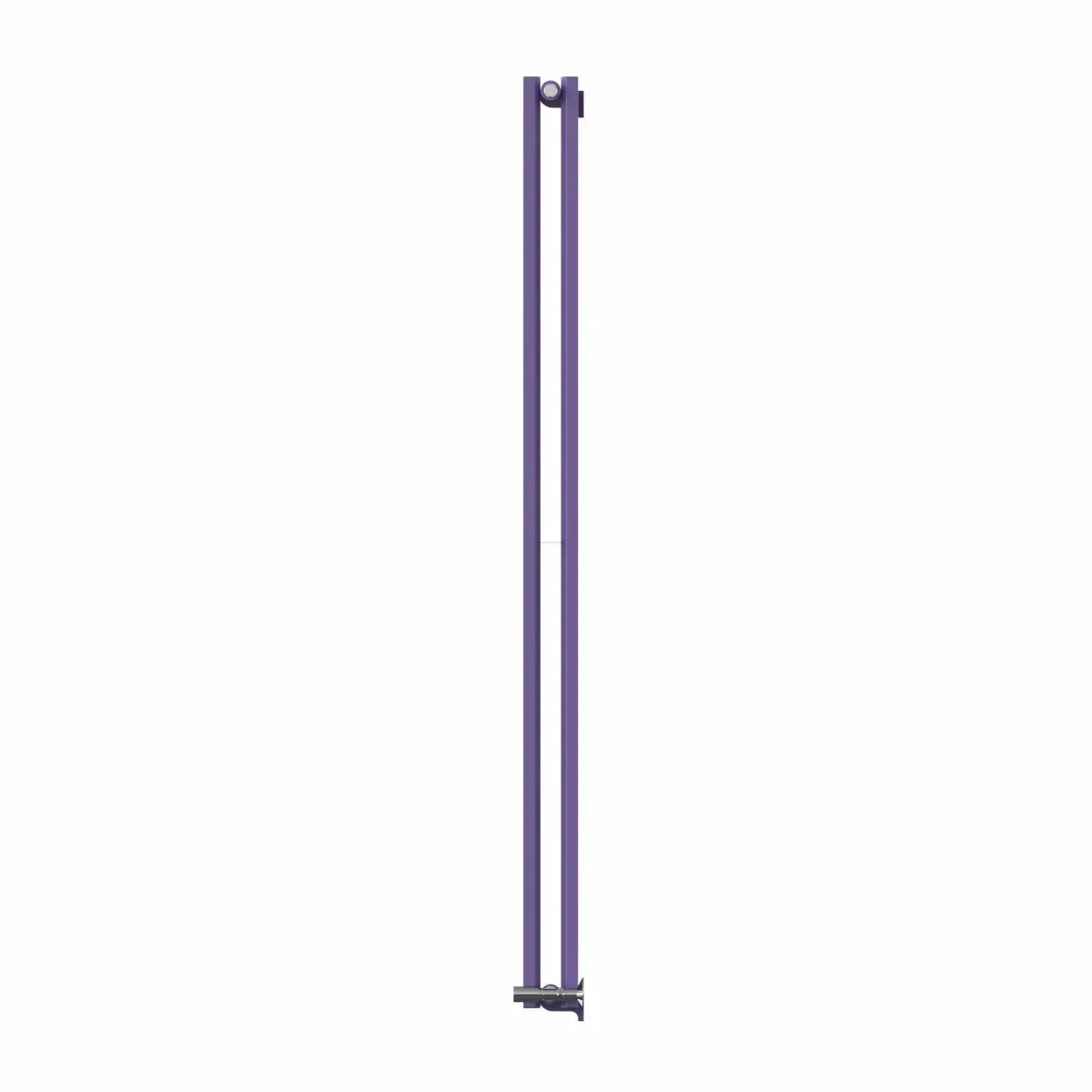 Teramo - Modern vertical flat panel radiator blue lilac