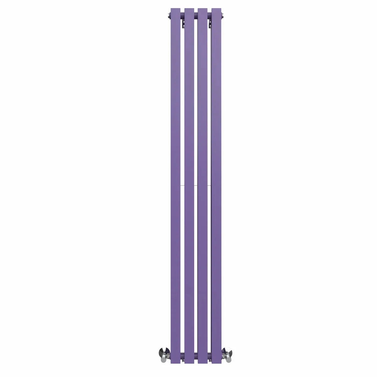 Teramo - Modern vertical flat panel radiator blue lilac