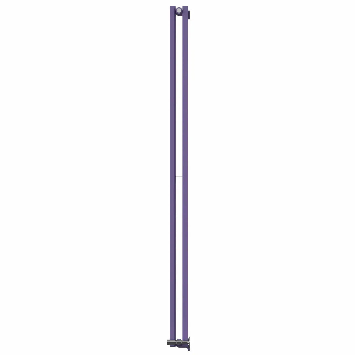 Teramo - Modern vertical flat panel radiator blue lilac