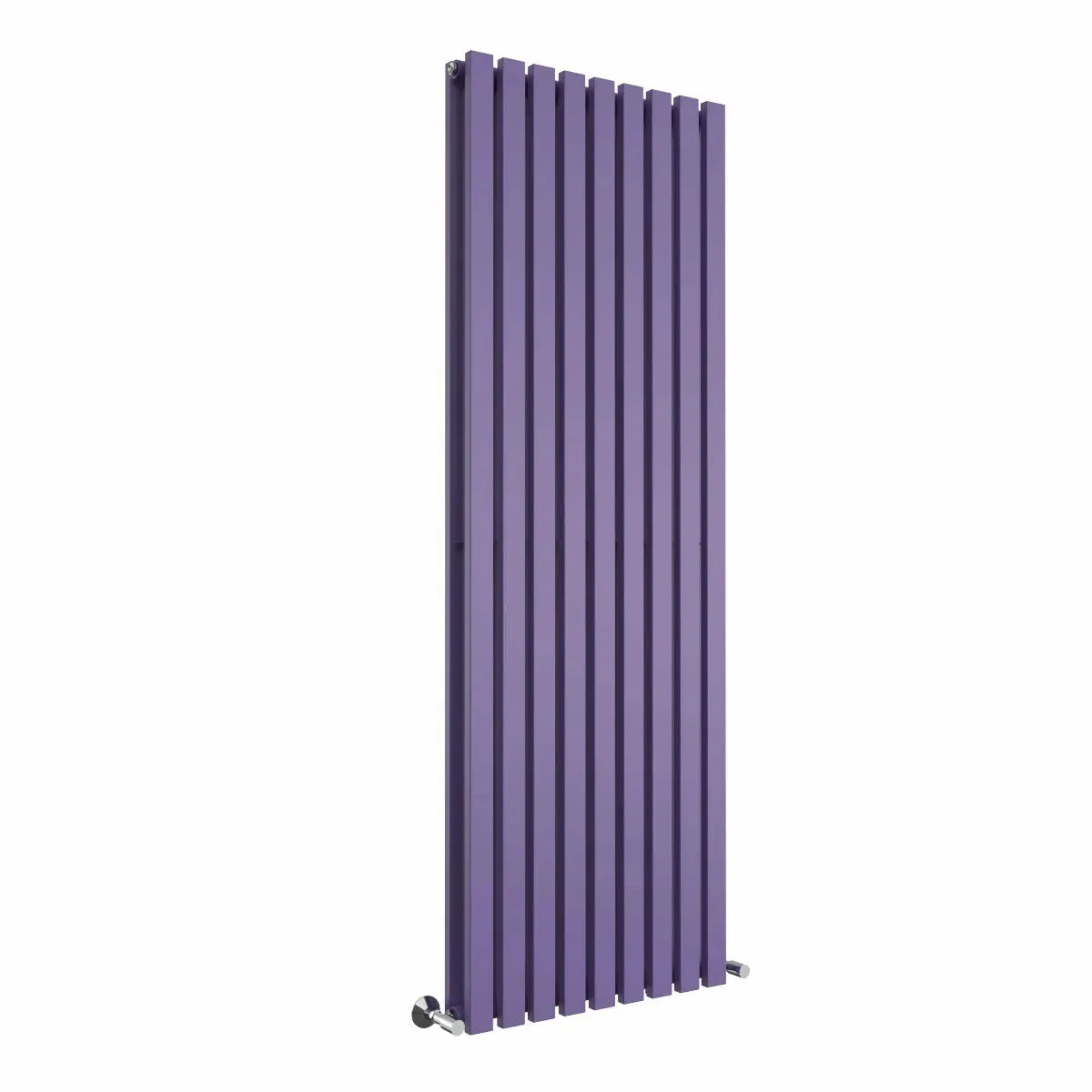 Teramo - Modern vertical flat panel radiator blue lilac