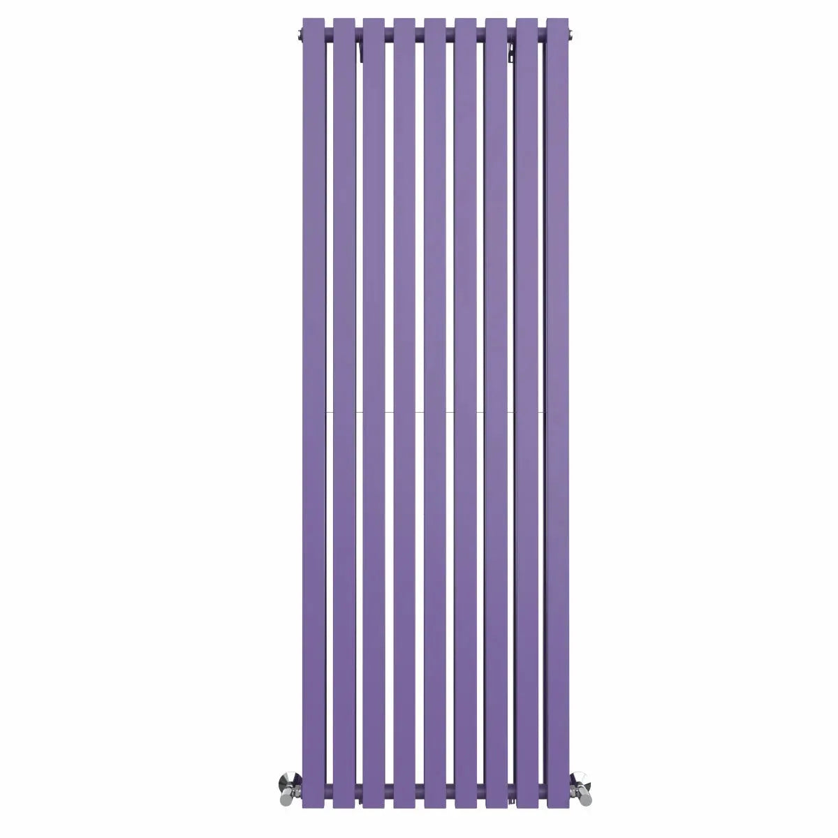 Teramo - Modern vertical flat panel radiator blue lilac