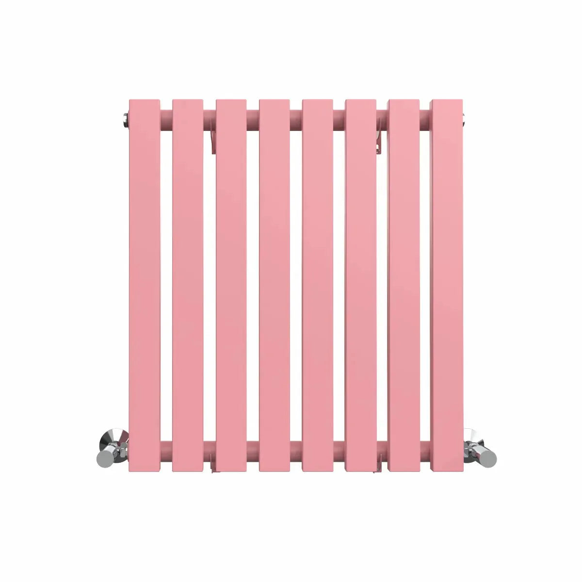 Teramo - Modern horizontal flat panel radiator light pink