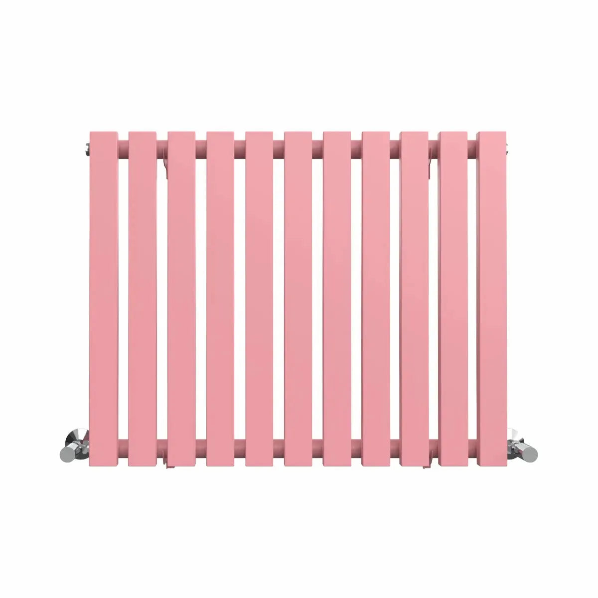 Teramo - Modern horizontal flat panel radiator light pink