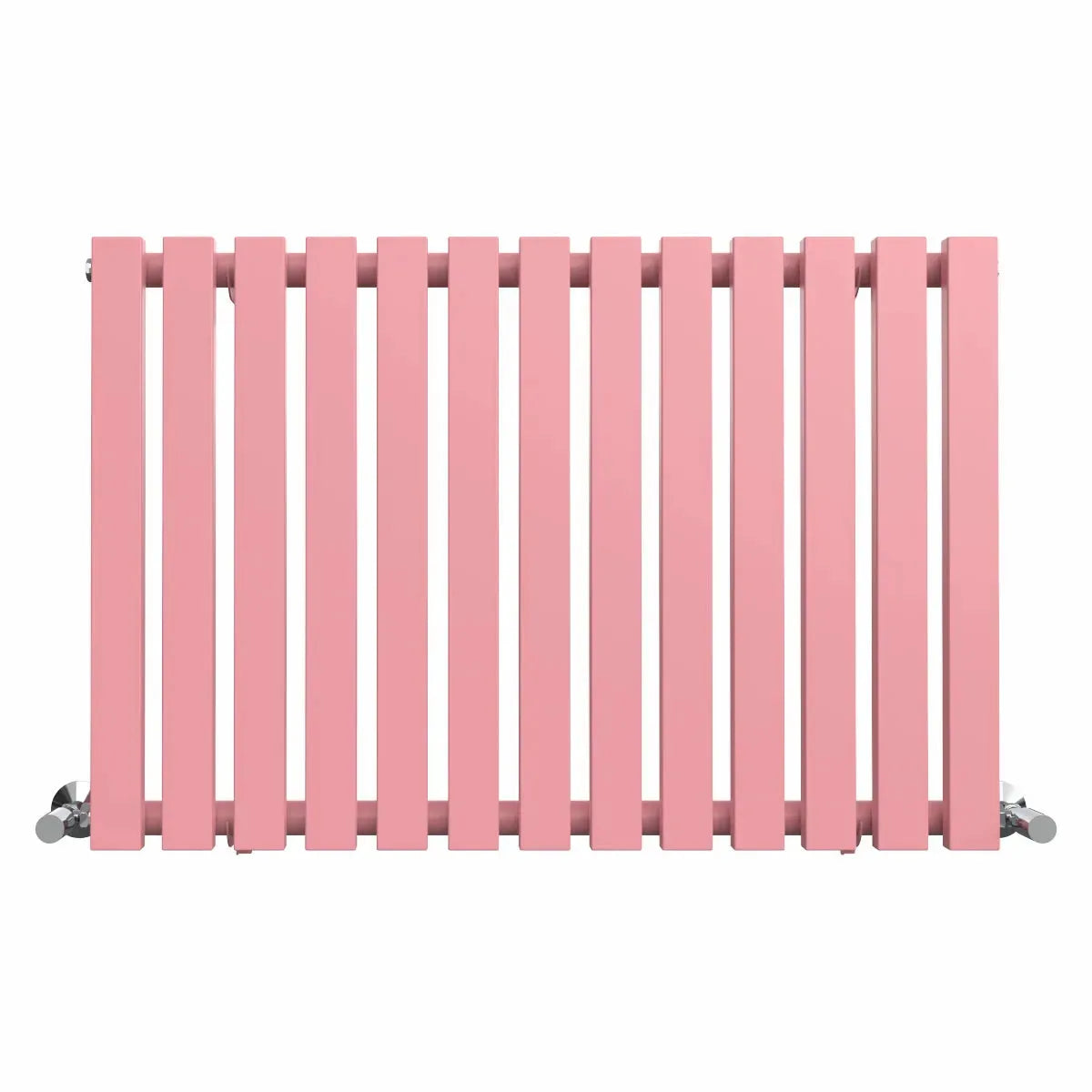 Teramo - Modern horizontal flat panel radiator light pink