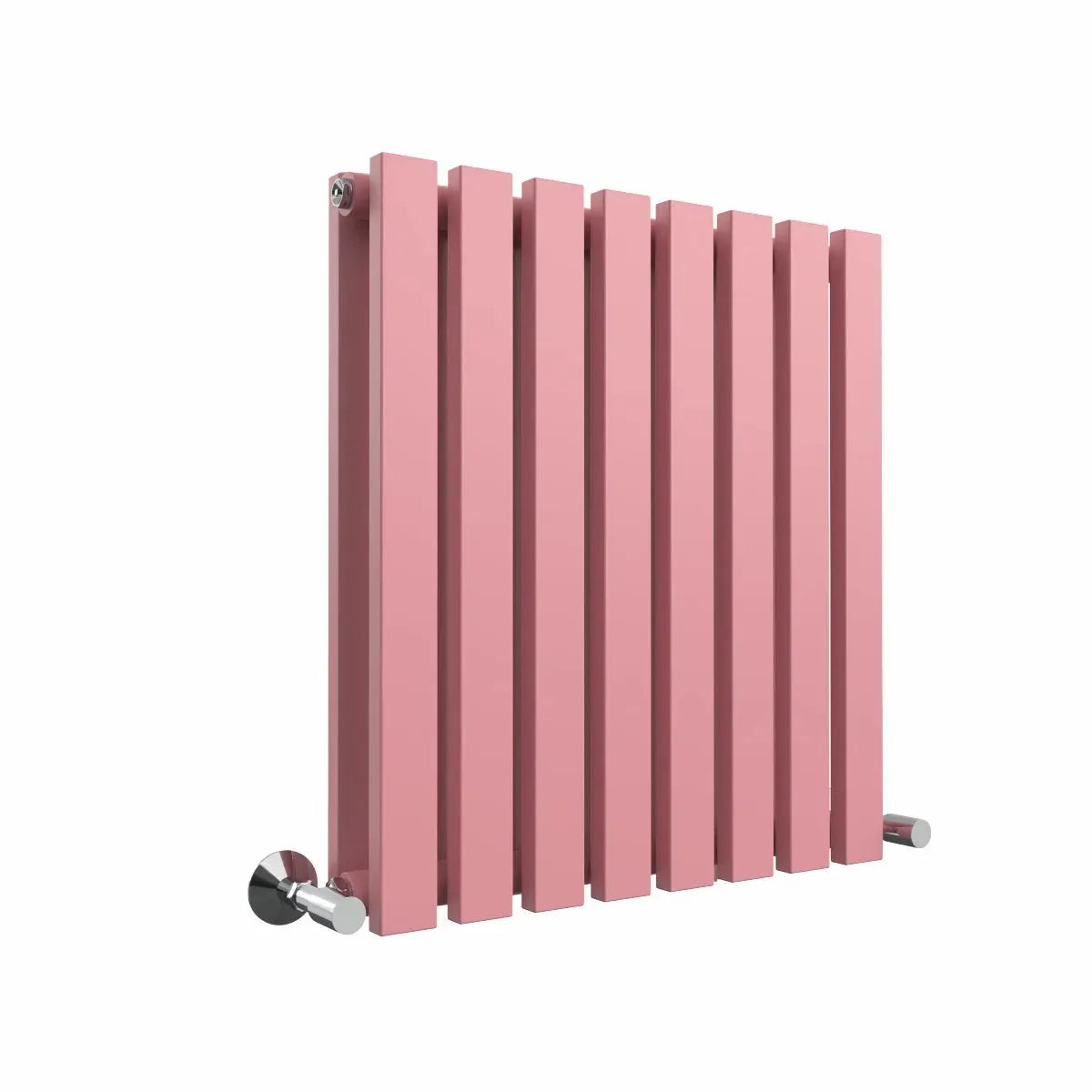 Teramo - Modern horizontal flat panel radiator light pink