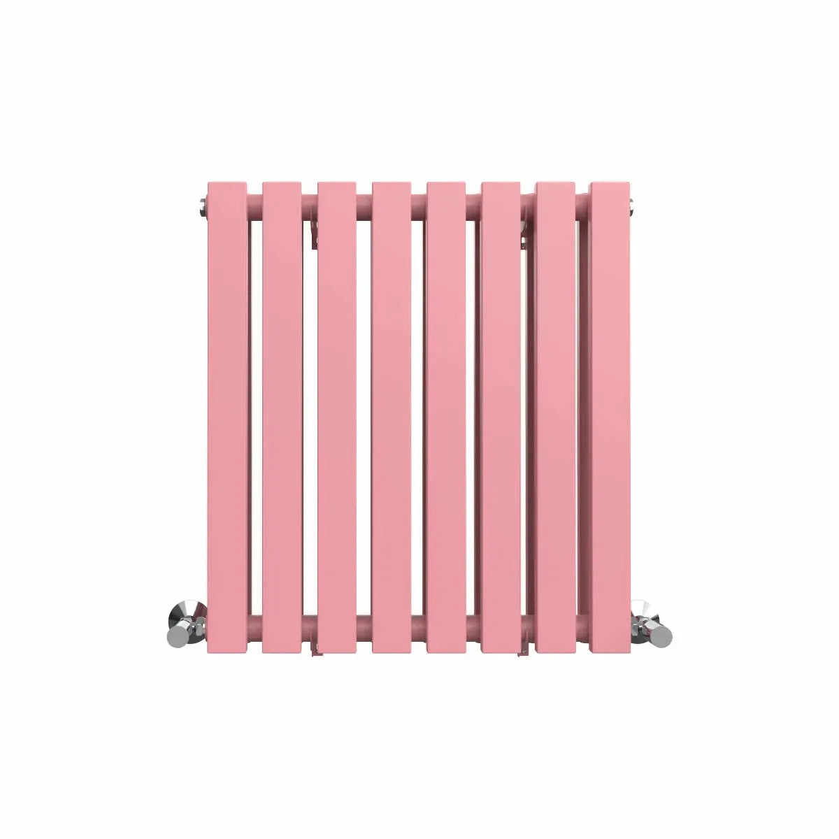 Teramo - Modern horizontal flat panel radiator light pink