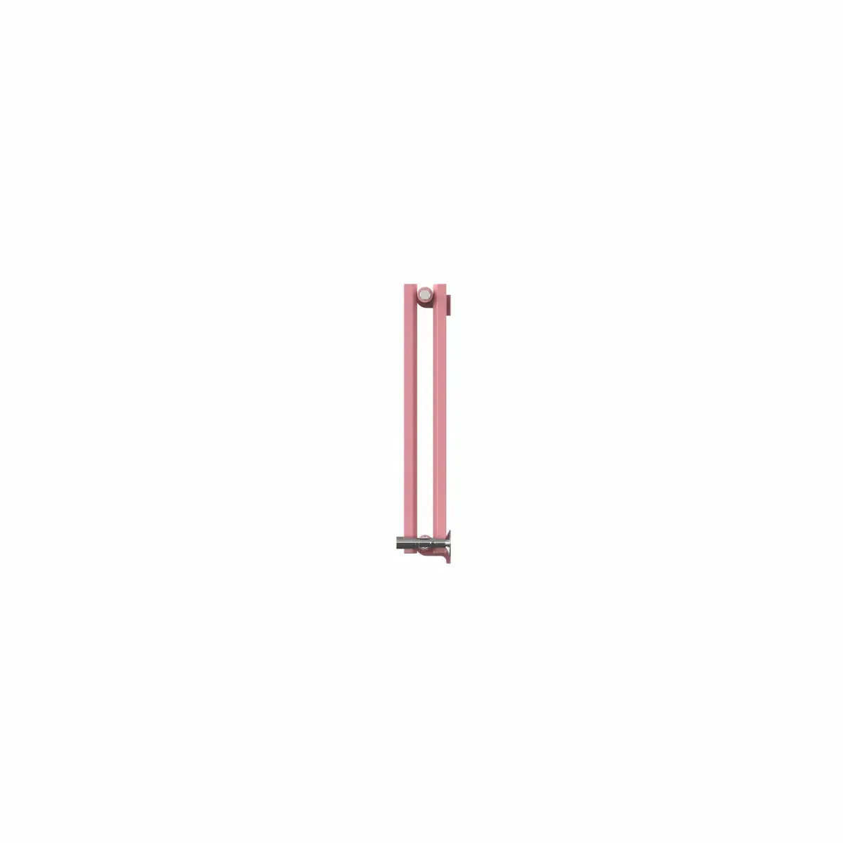 Teramo - Modern horizontal flat panel radiator light pink