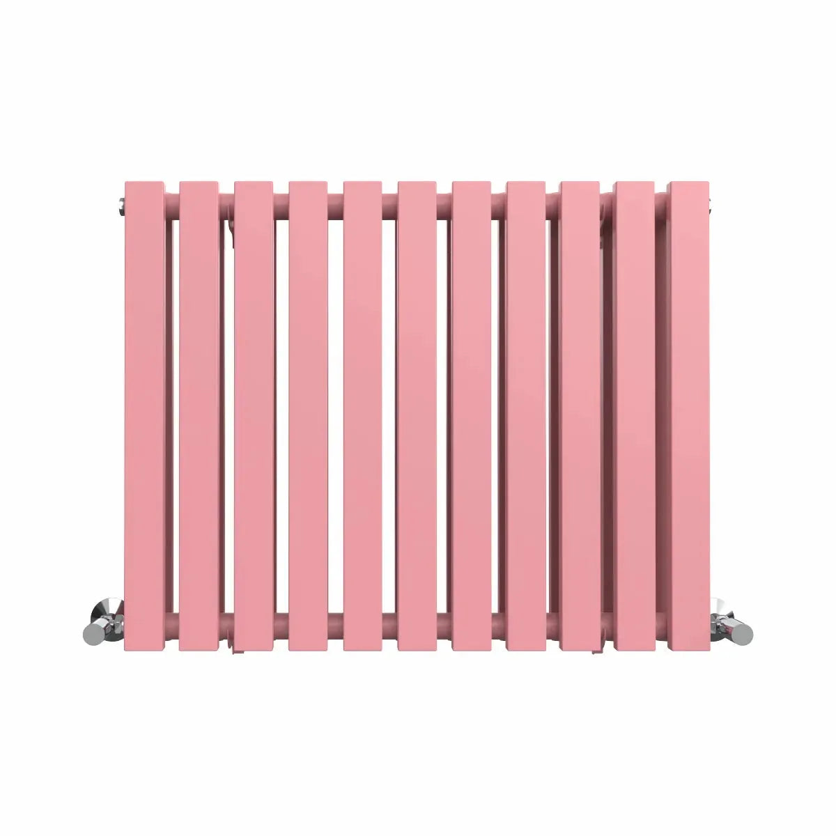 Teramo - Modern horizontal flat panel radiator light pink