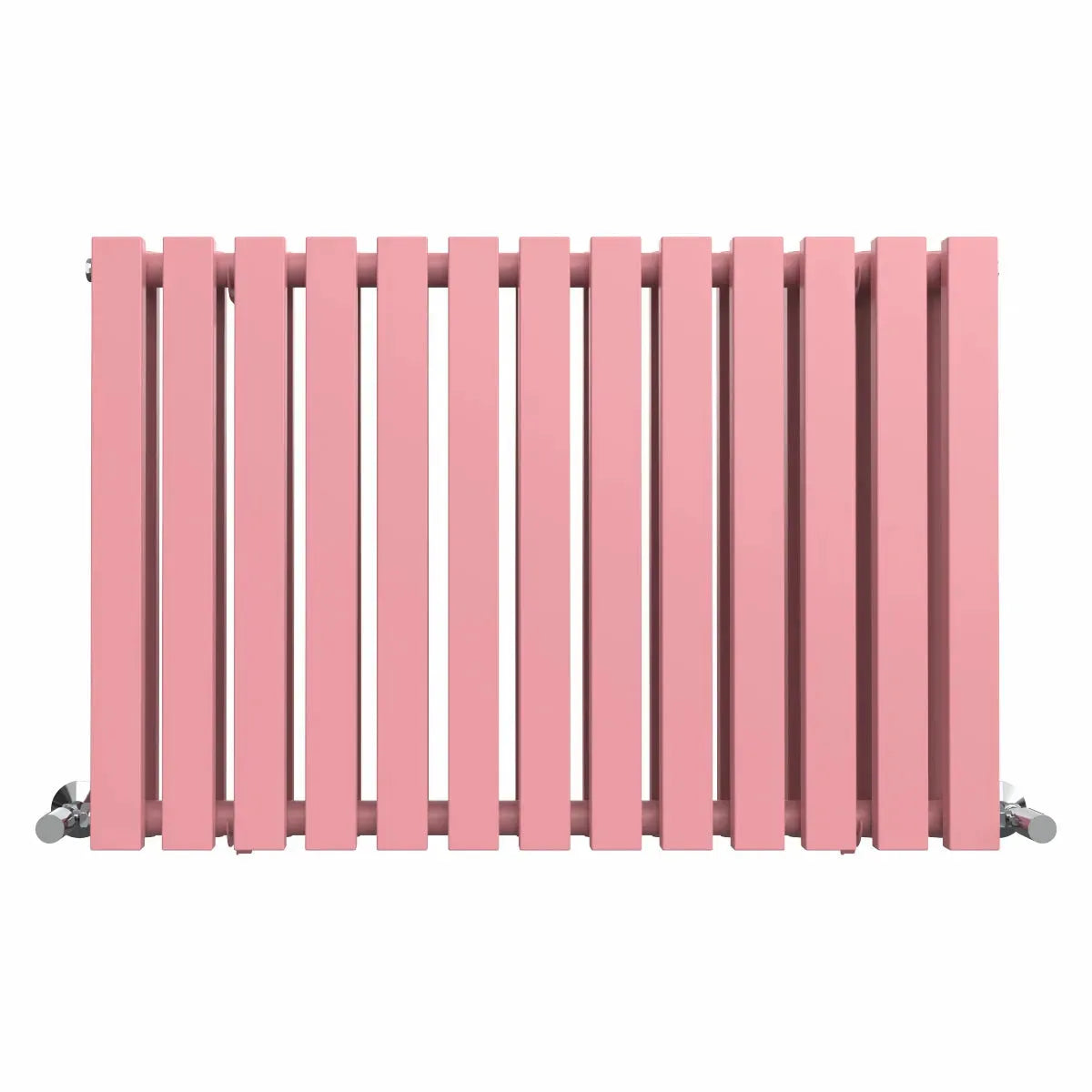 Teramo - Modern horizontal flat panel radiator light pink