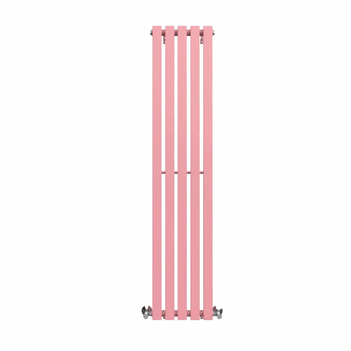 Teramo - Modern vertical flat panel radiator light pink