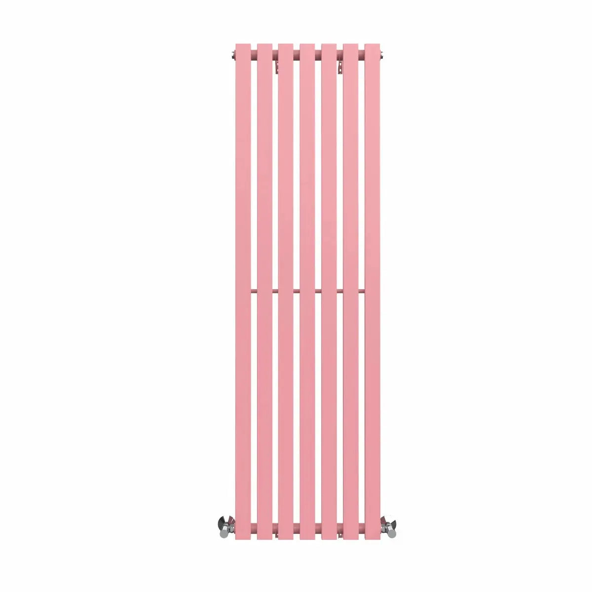 Teramo - Modern vertical flat panel radiator light pink