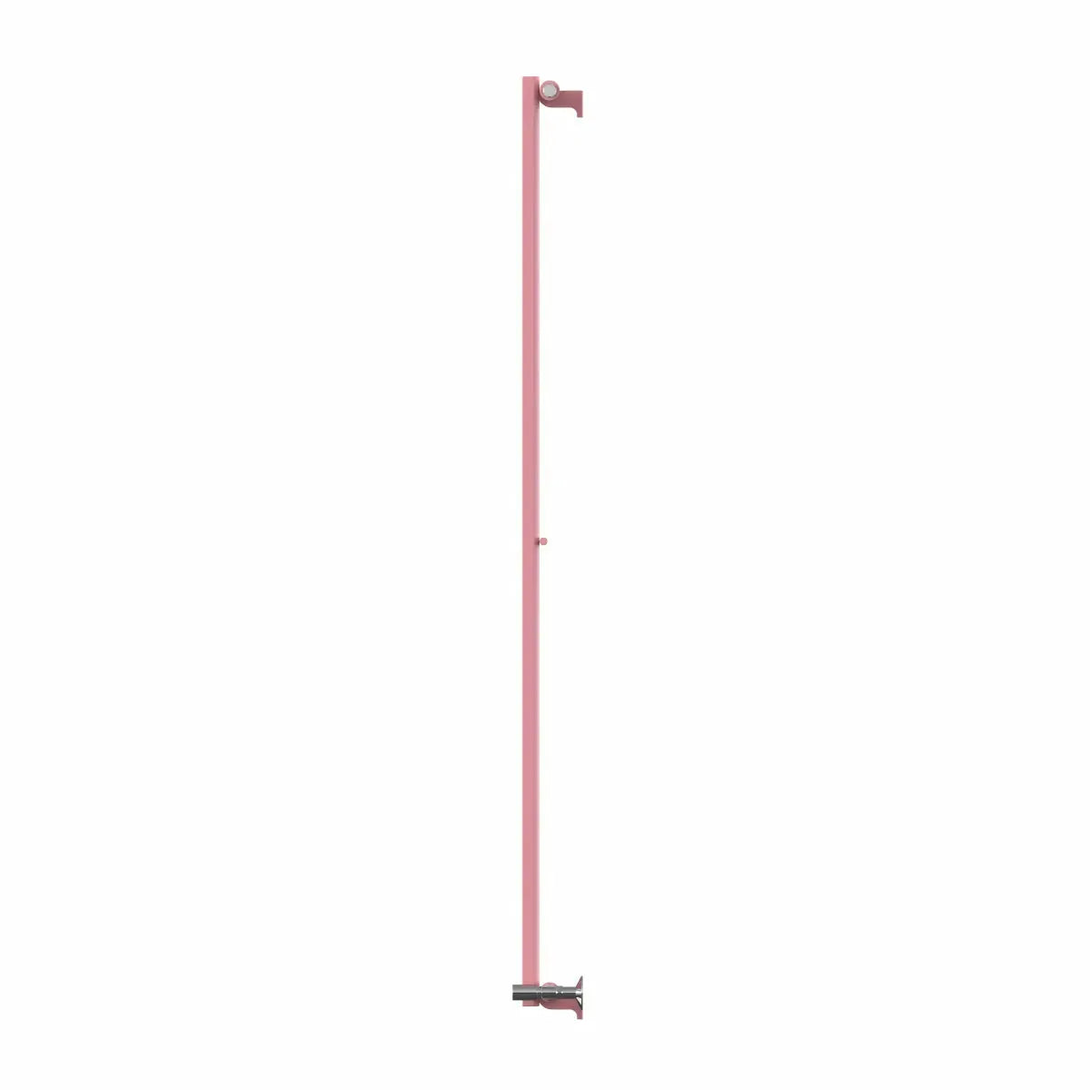 Teramo - Modern vertical flat panel radiator light pink