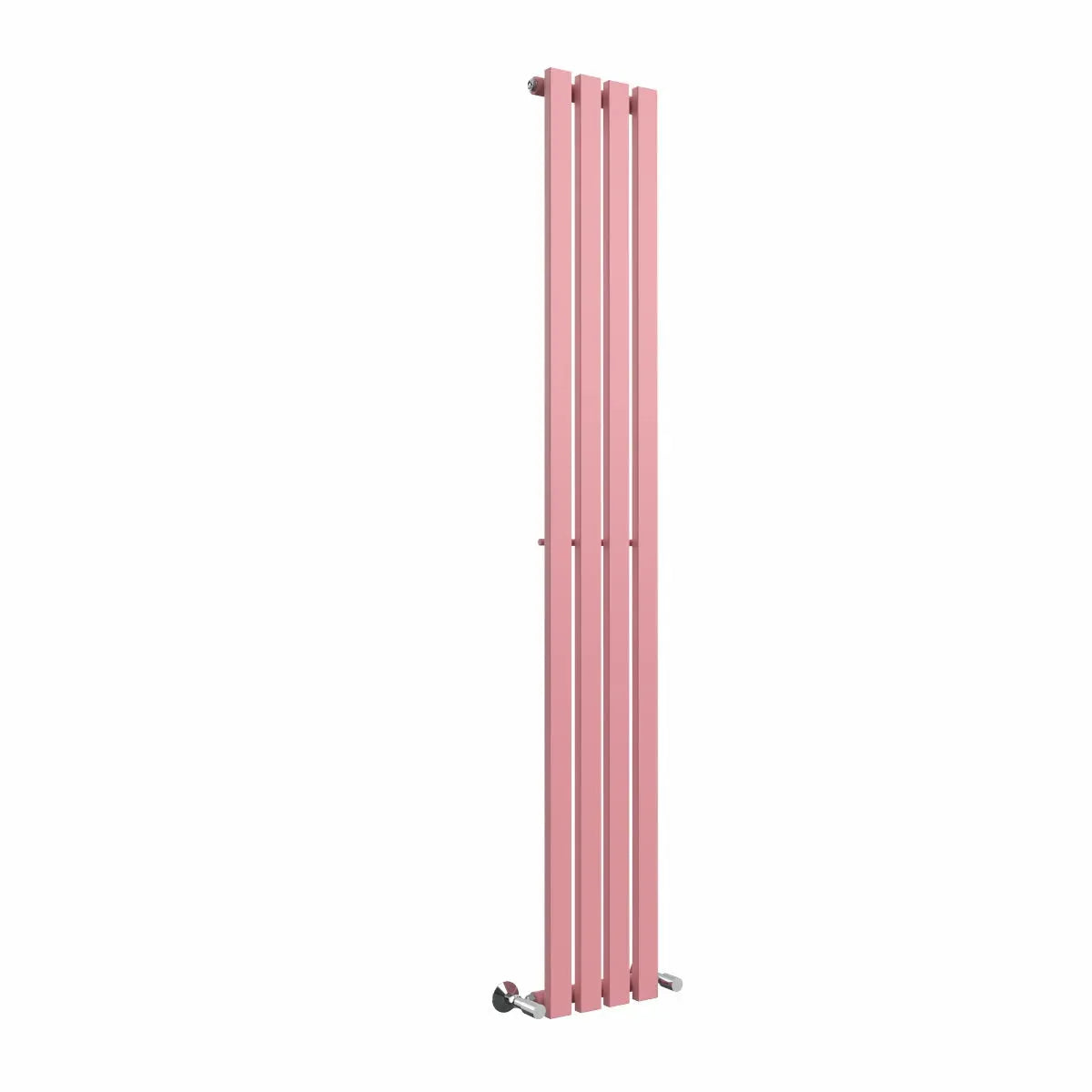 Teramo - Modern vertical flat panel radiator light pink