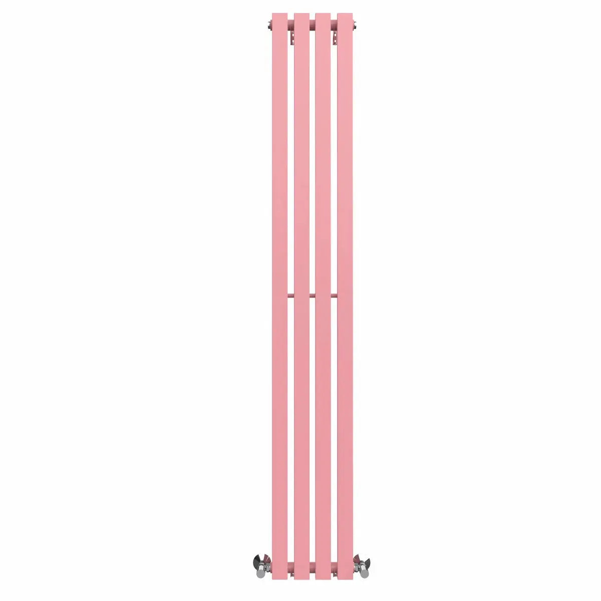 Teramo - Modern vertical flat panel radiator light pink