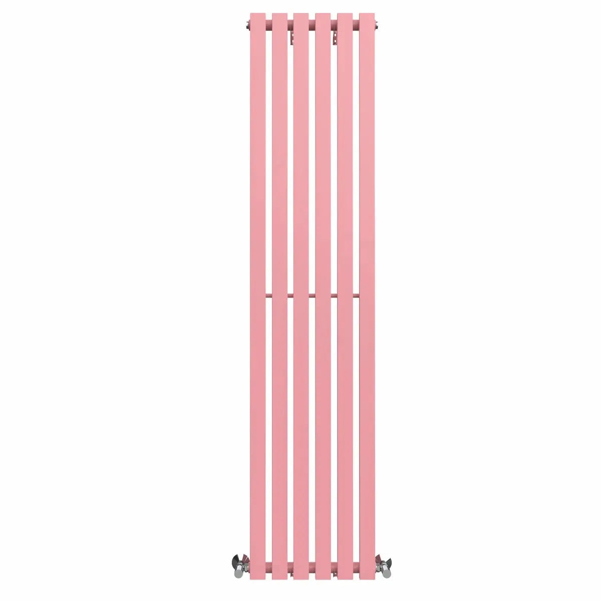 Teramo - Modern vertical flat panel radiator light pink