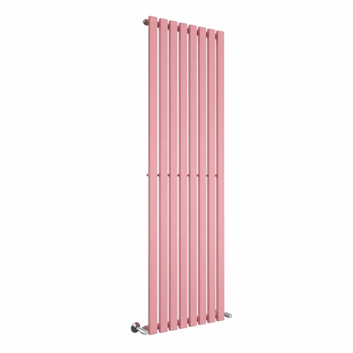 Teramo - Modern vertical flat panel radiator light pink