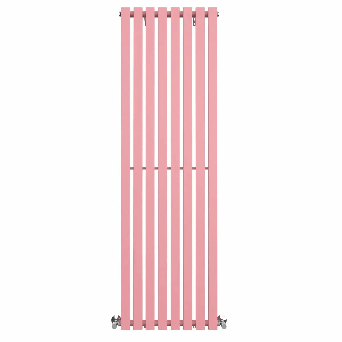 Teramo - Modern vertical flat panel radiator light pink