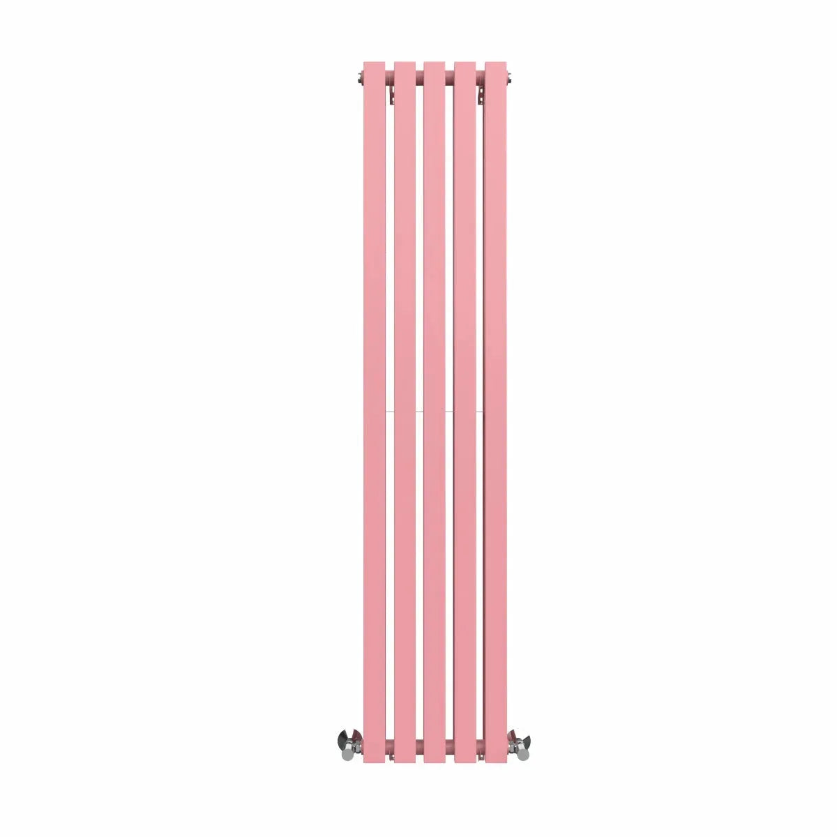 Teramo - Modern vertical flat panel radiator light pink