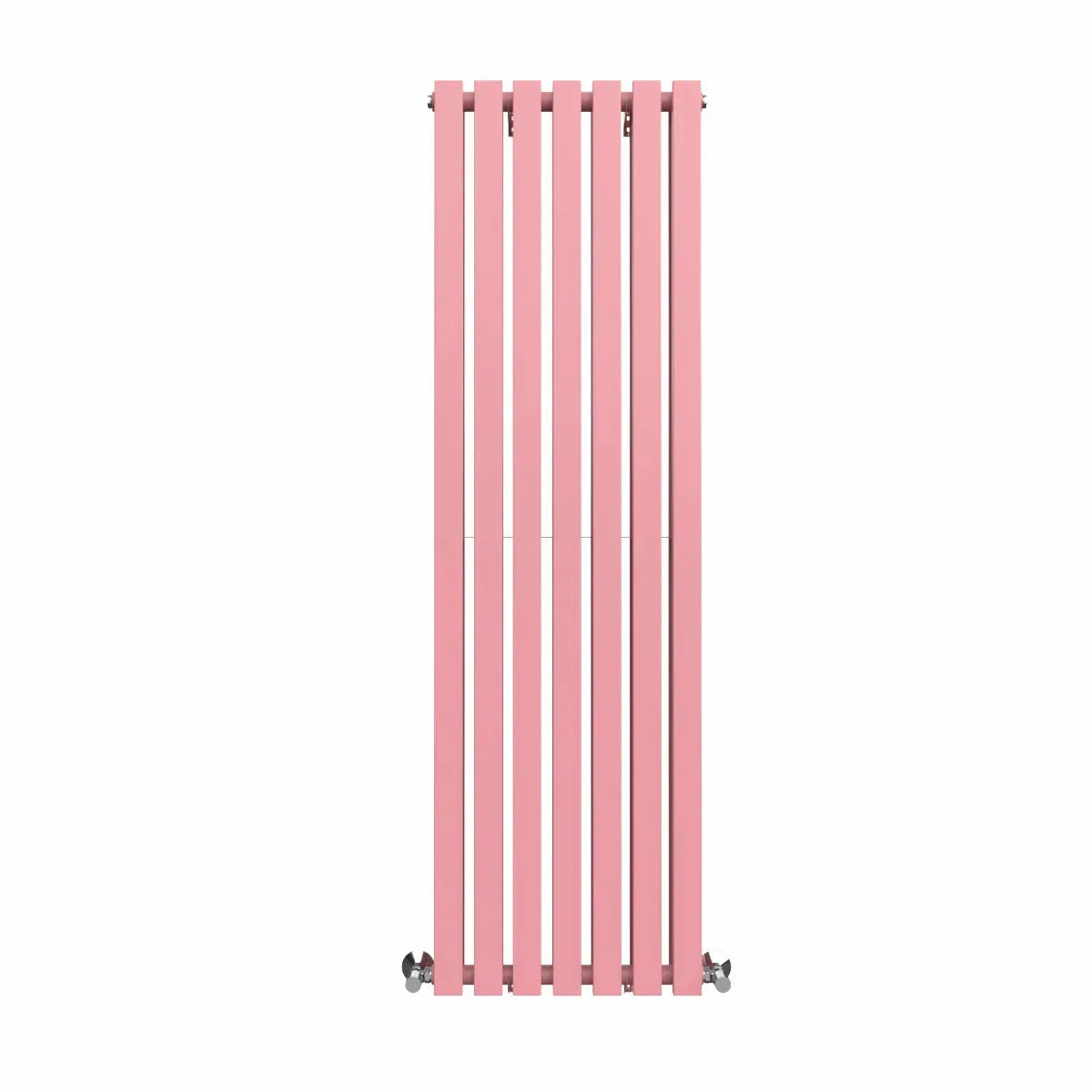 Teramo - Modern vertical flat panel radiator light pink