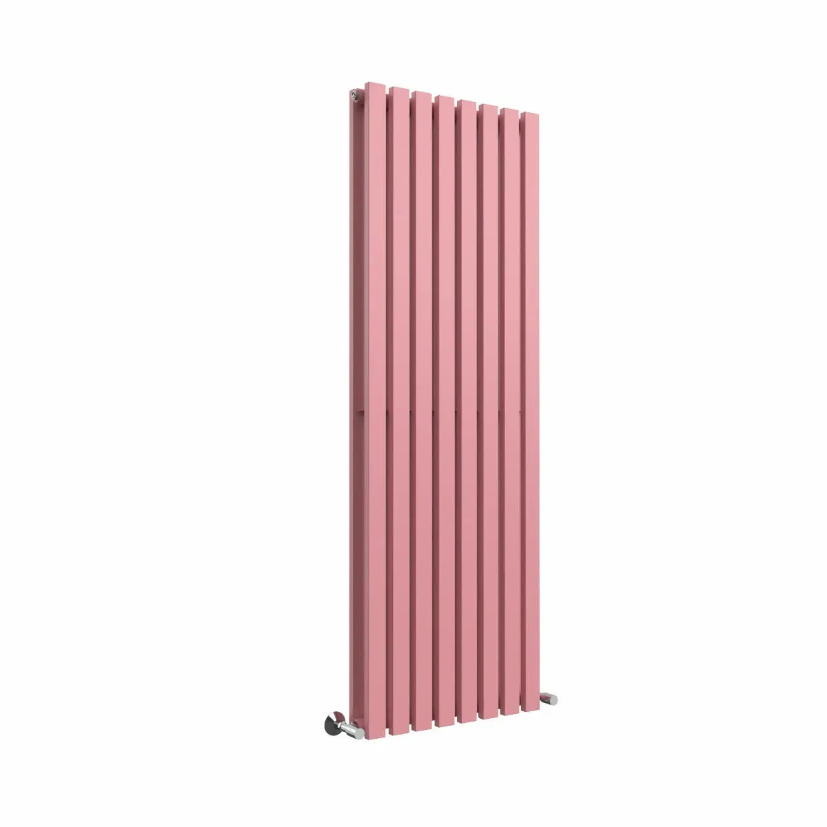 Teramo - Modern vertical flat panel radiator light pink