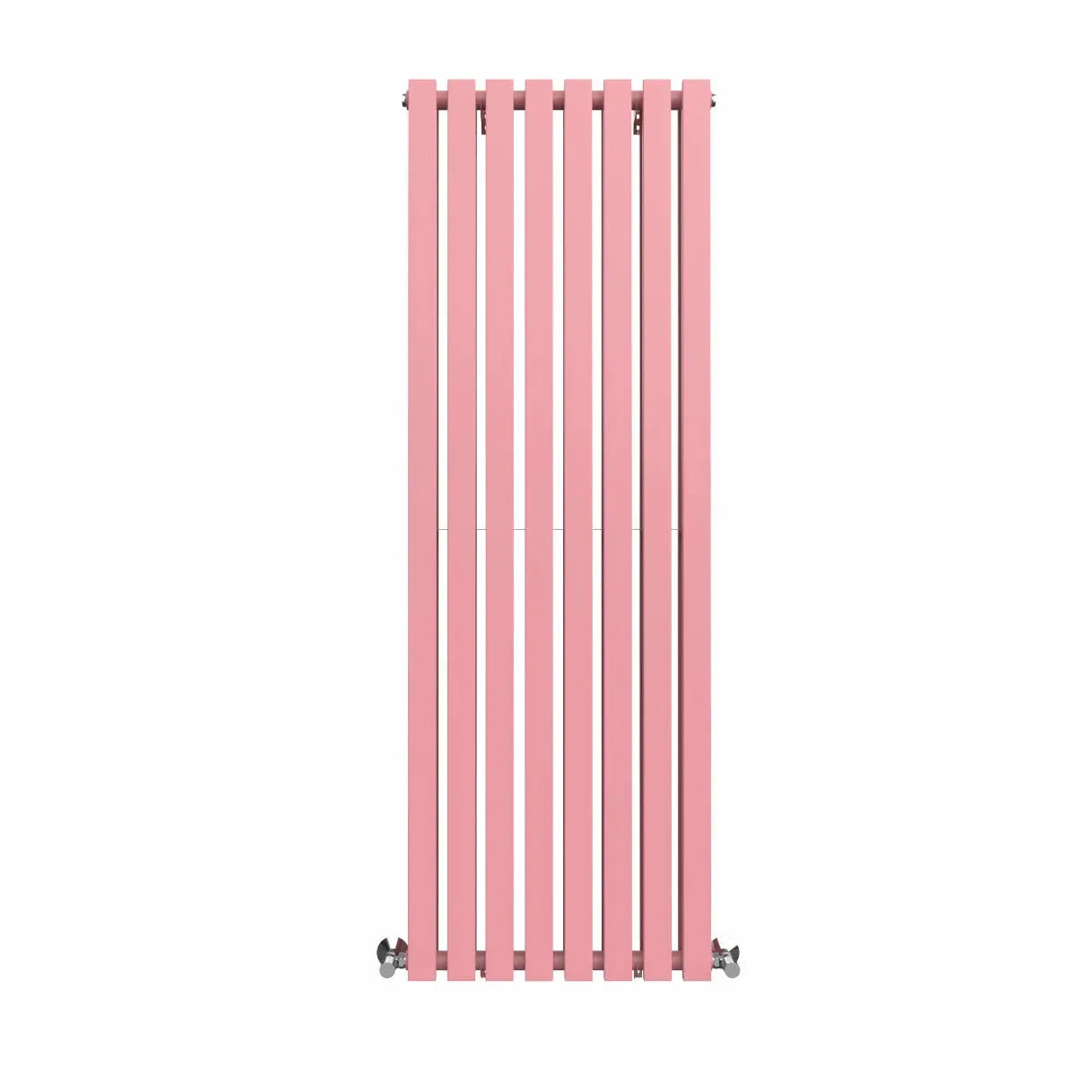 Teramo - Modern vertical flat panel radiator light pink