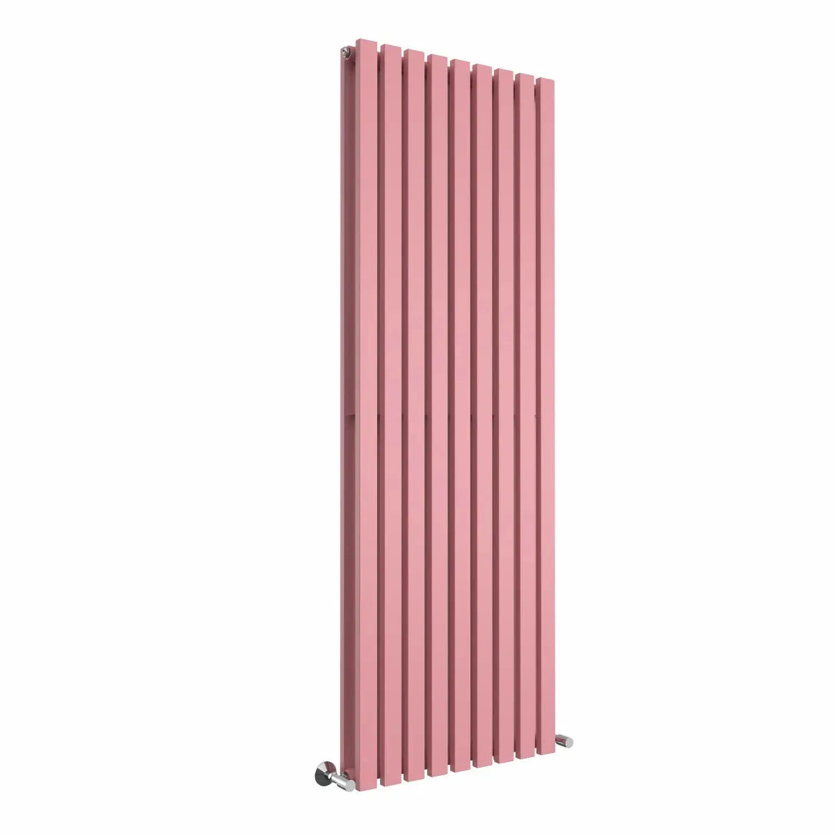 Teramo - Modern vertical flat panel radiator light pink