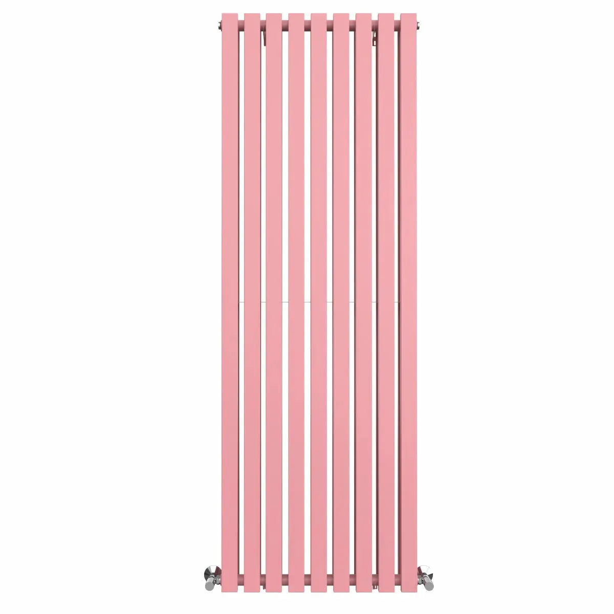 Teramo - Modern vertical flat panel radiator light pink