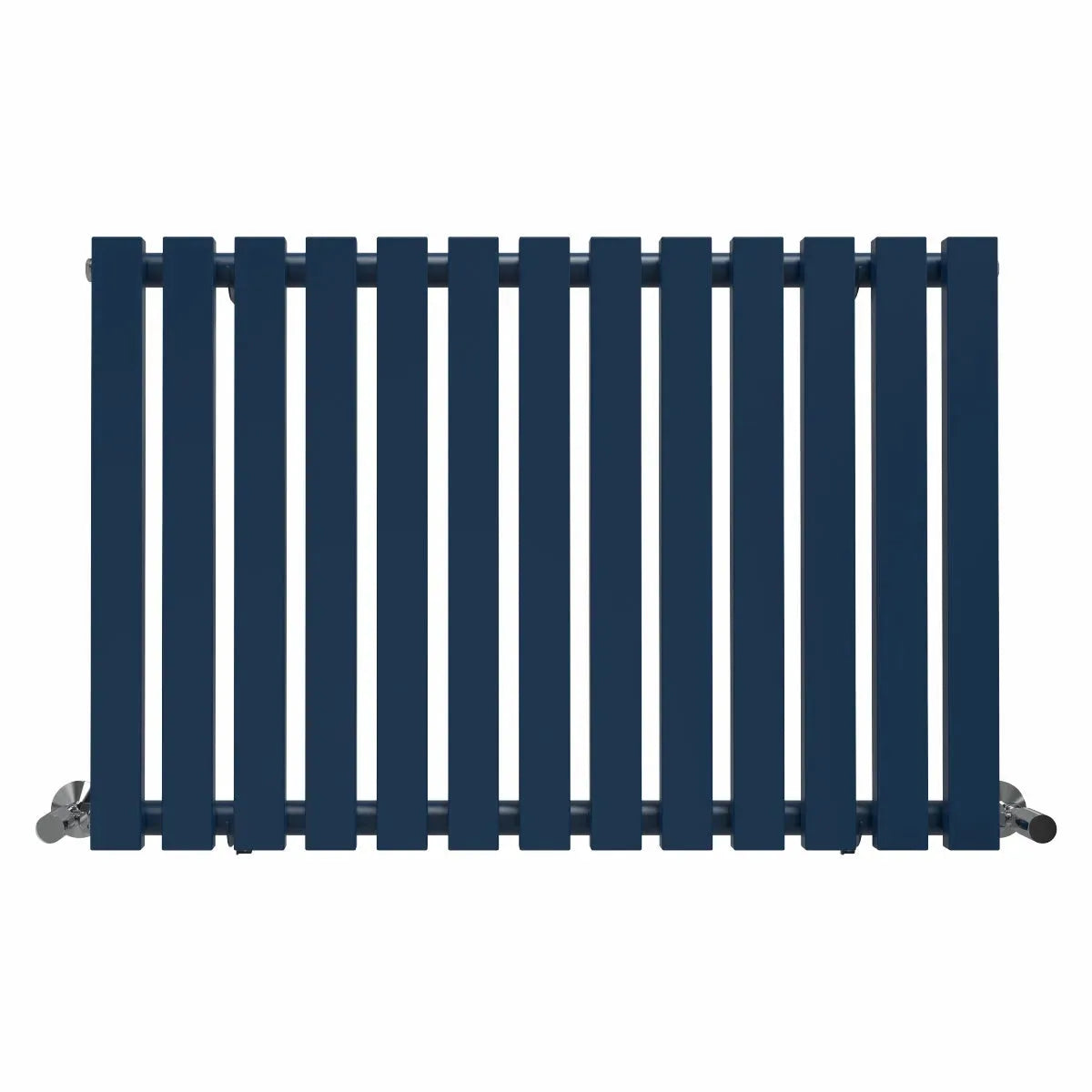 Teramo - Modern horizontal flat panel radiator sapphire blue