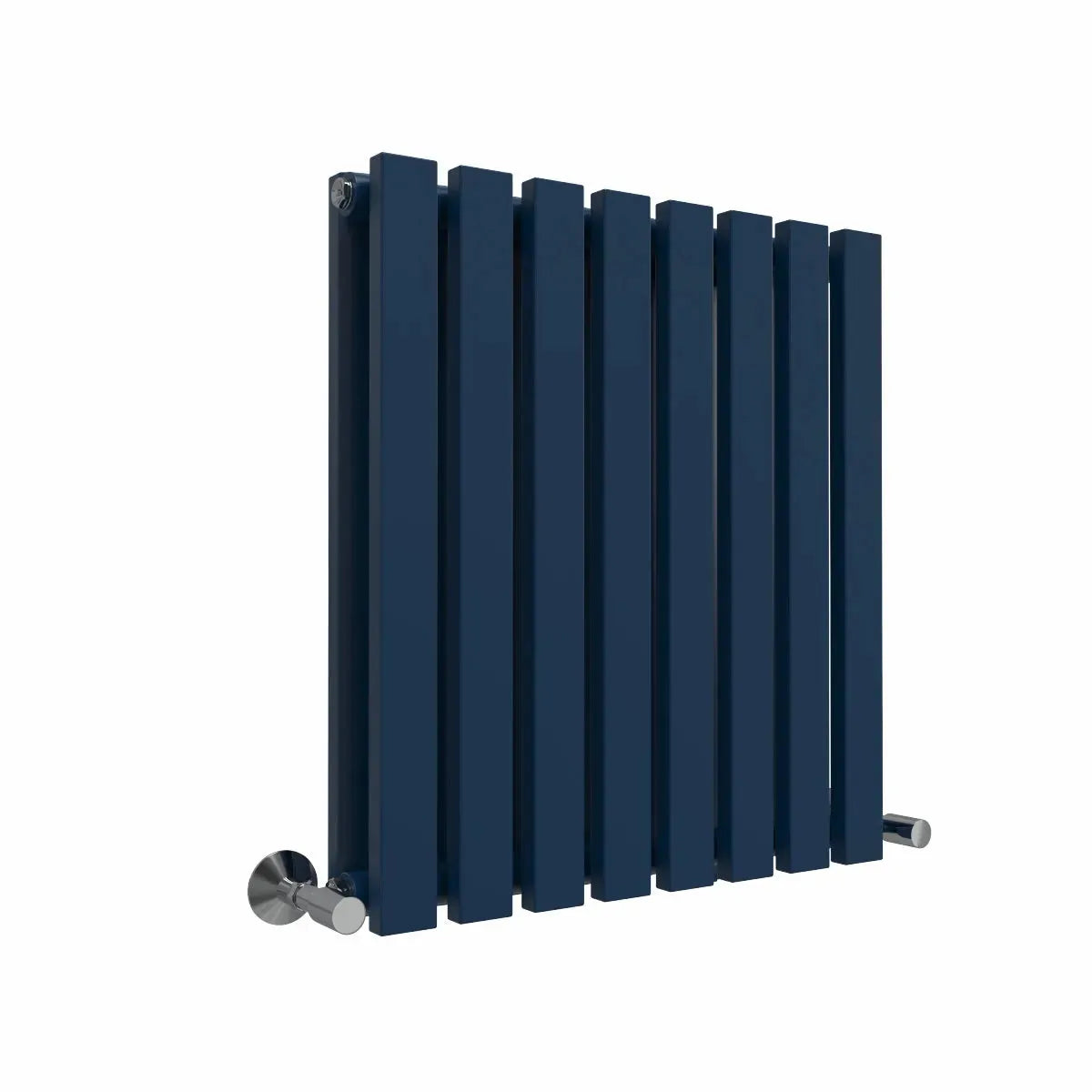 Teramo - Modern horizontal flat panel radiator sapphire blue