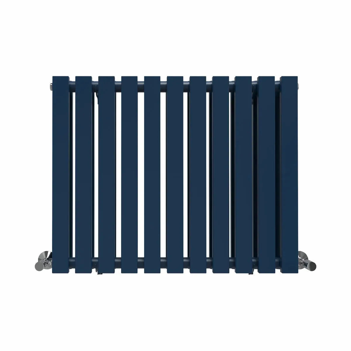 Teramo - Modern horizontal flat panel radiator sapphire blue