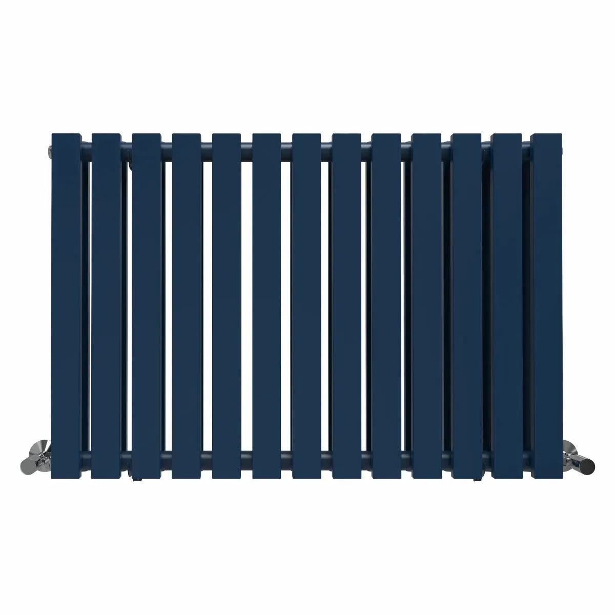 Teramo - Modern horizontal flat panel radiator sapphire blue