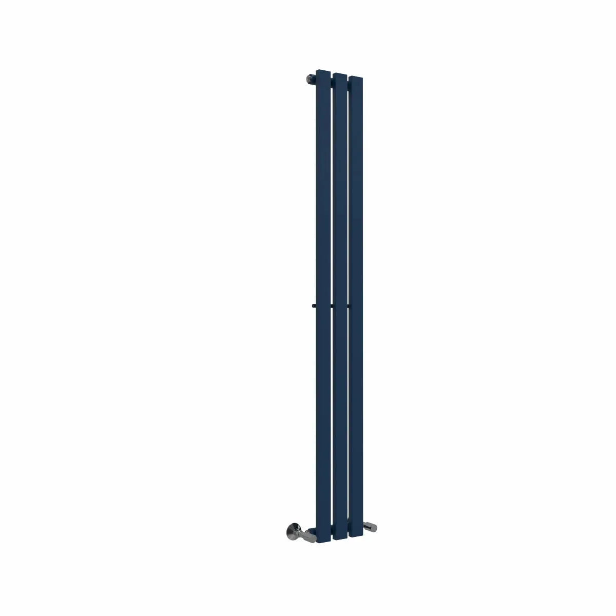 Teramo - Modern vertical flat panel radiator sapphire blue