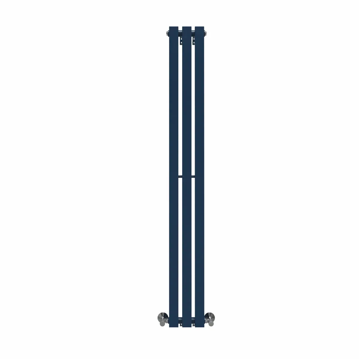 Teramo - Modern vertical flat panel radiator sapphire blue