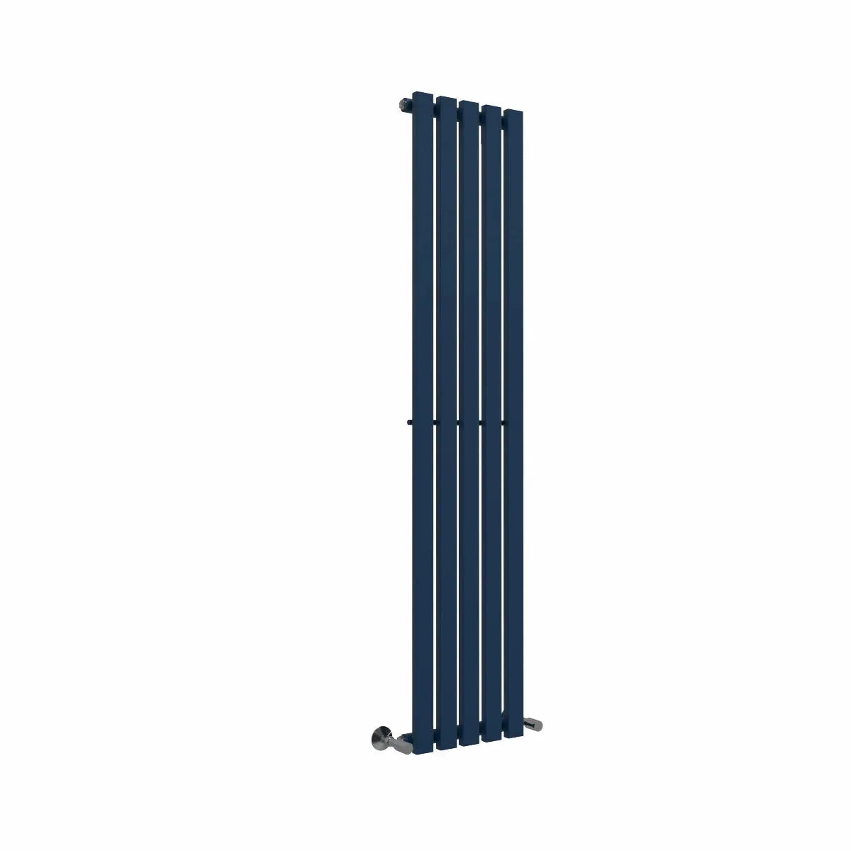 Teramo - Modern vertical flat panel radiator sapphire blue