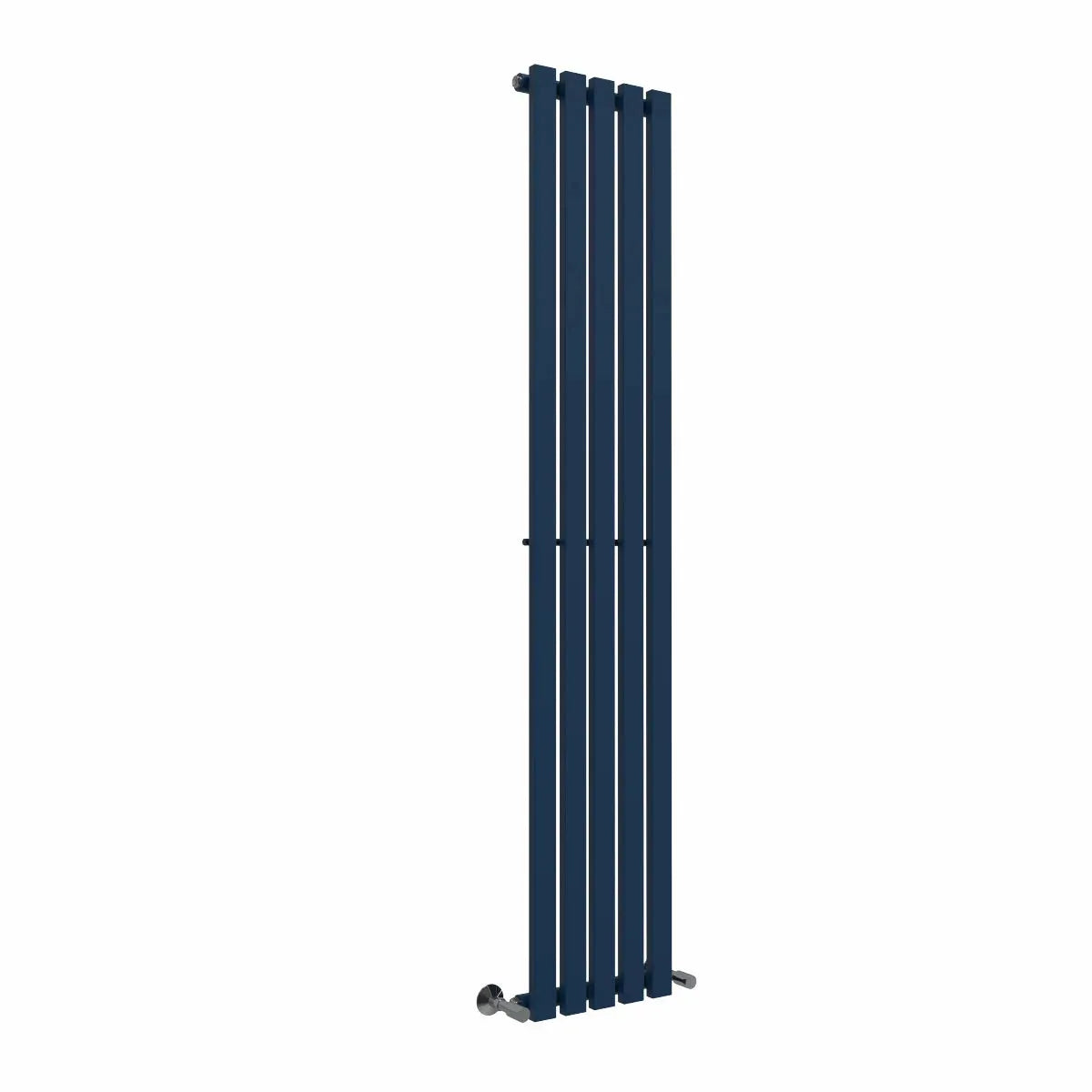 Teramo - Modern vertical flat panel radiator sapphire blue