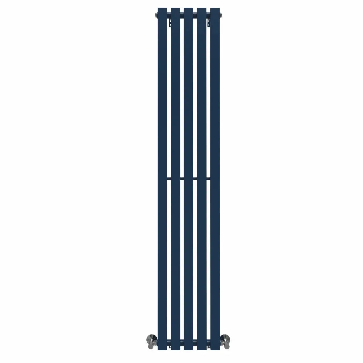 Teramo - Modern vertical flat panel radiator sapphire blue