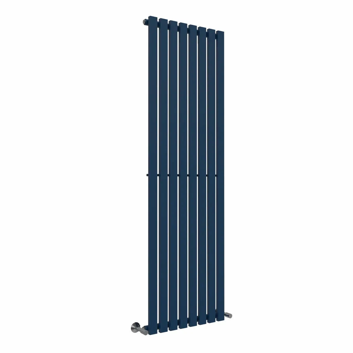 Teramo - Modern vertical flat panel radiator sapphire blue