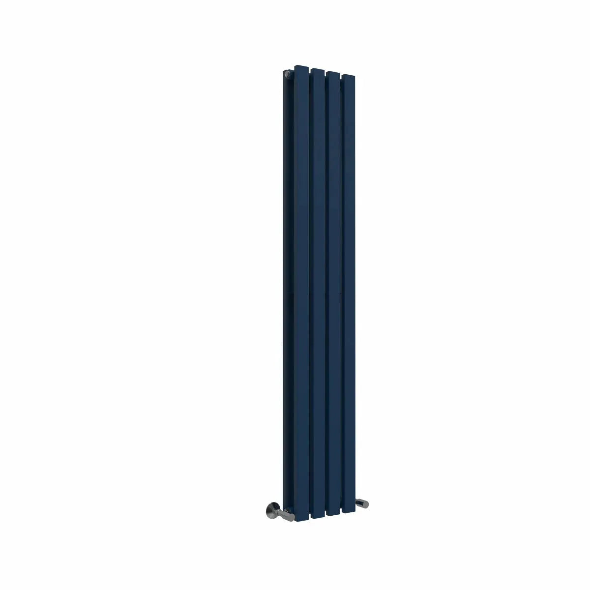 Teramo - Modern vertical flat panel radiator sapphire blue