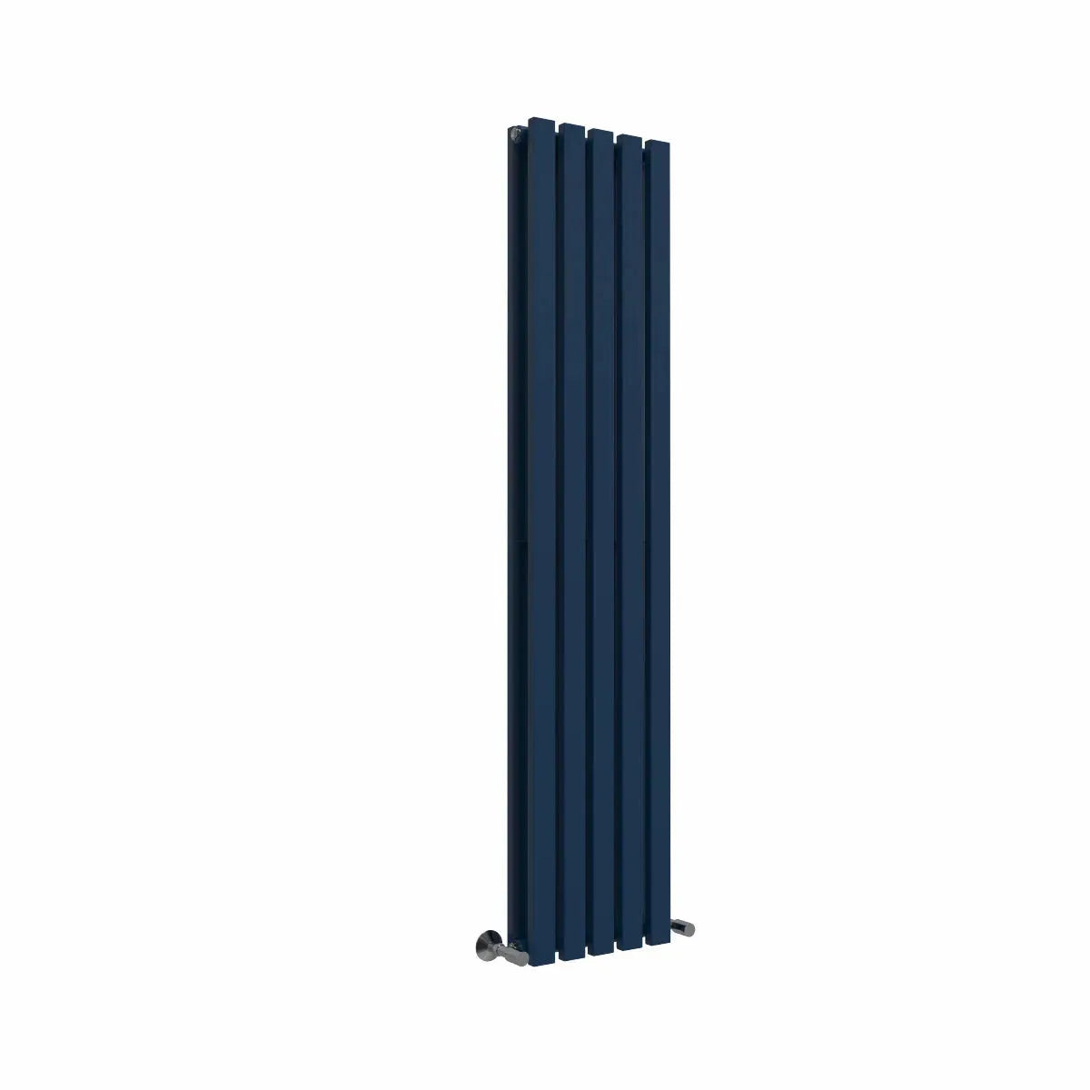 Teramo - Modern vertical flat panel radiator sapphire blue