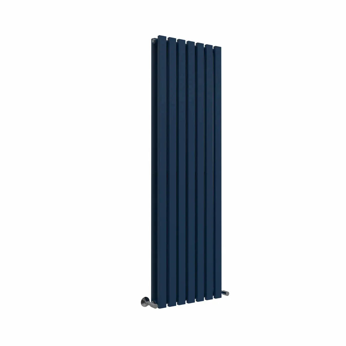 Teramo - Modern vertical flat panel radiator sapphire blue