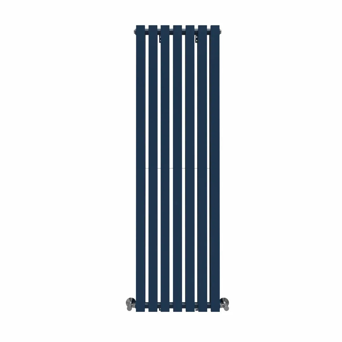 Teramo - Modern vertical flat panel radiator sapphire blue