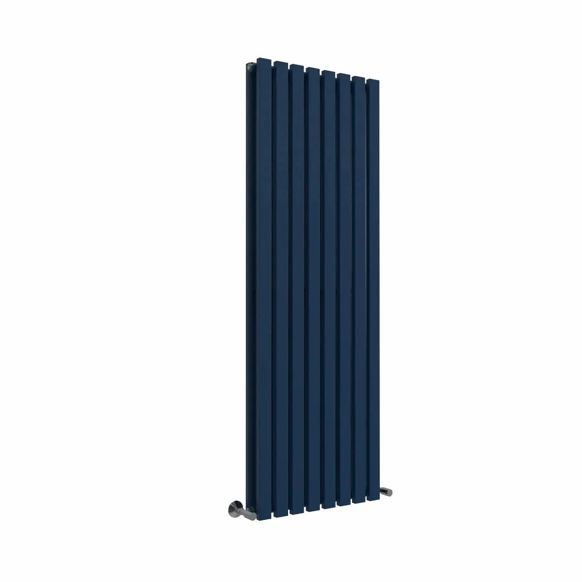 Teramo - Modern vertical flat panel radiator sapphire blue