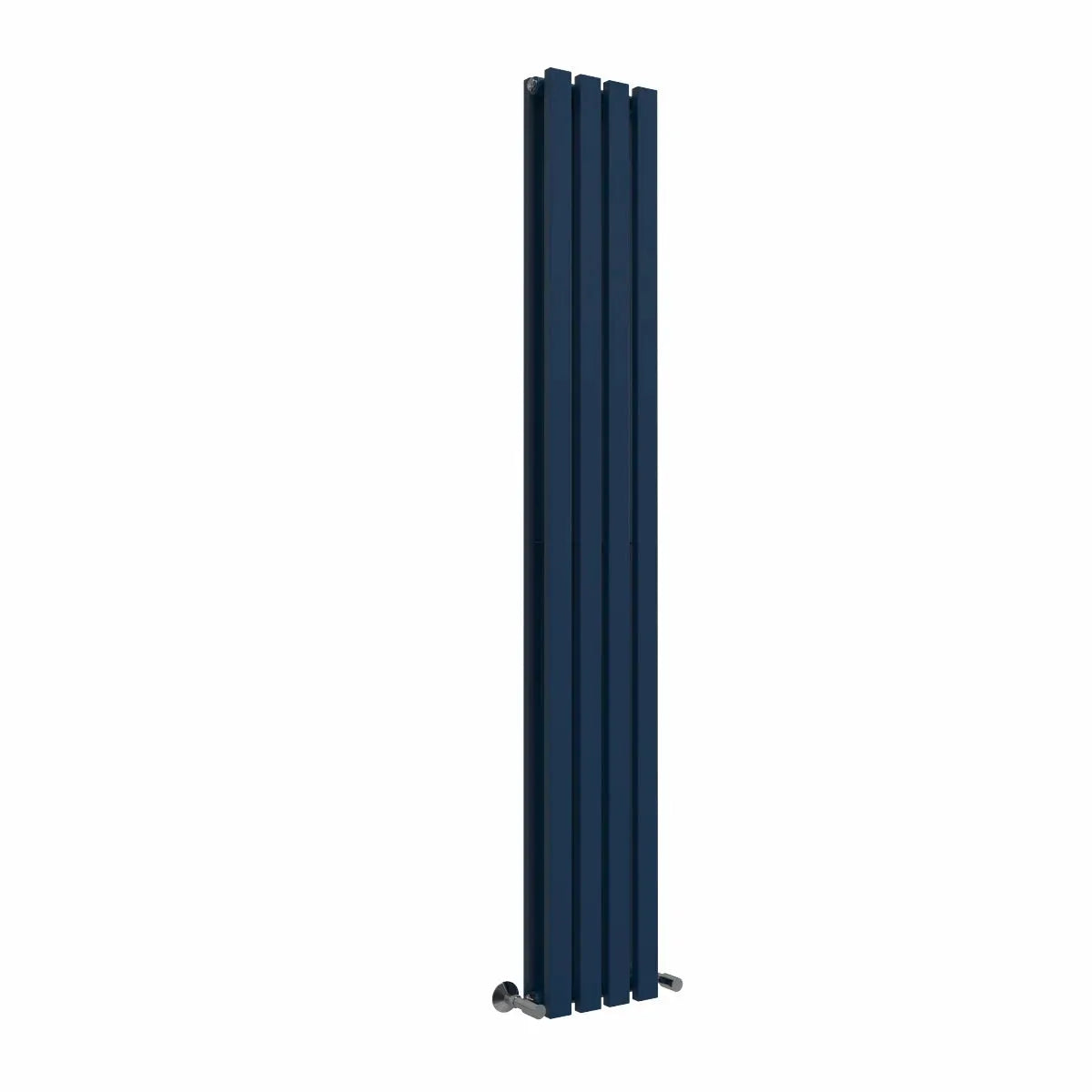 Teramo - Modern vertical flat panel radiator sapphire blue