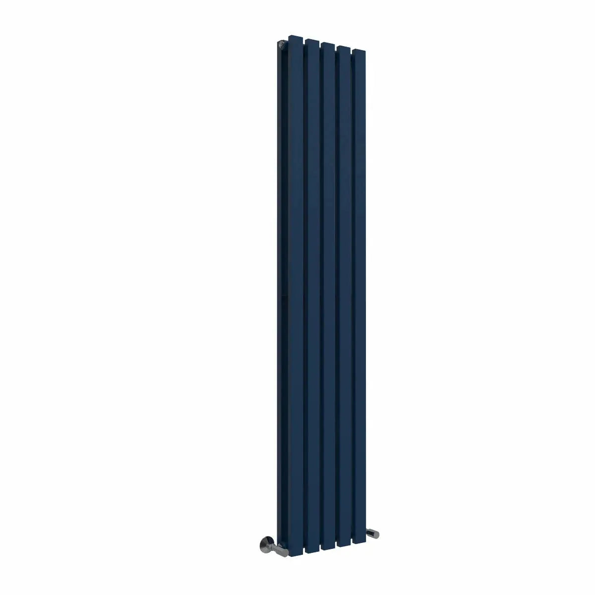 Teramo - Modern vertical flat panel radiator sapphire blue