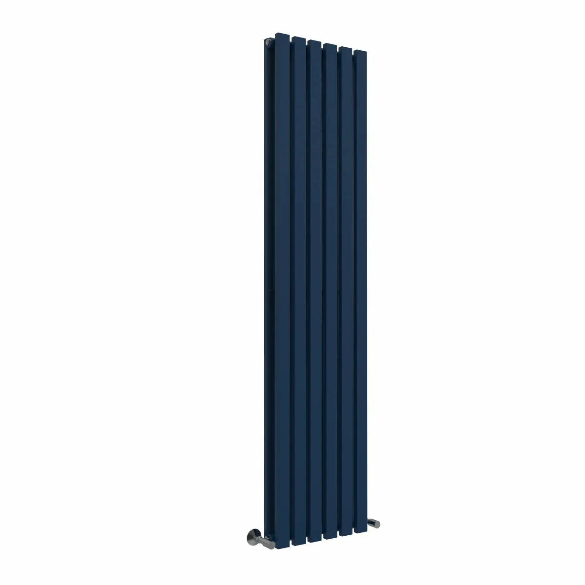 Teramo - Modern vertical flat panel radiator sapphire blue