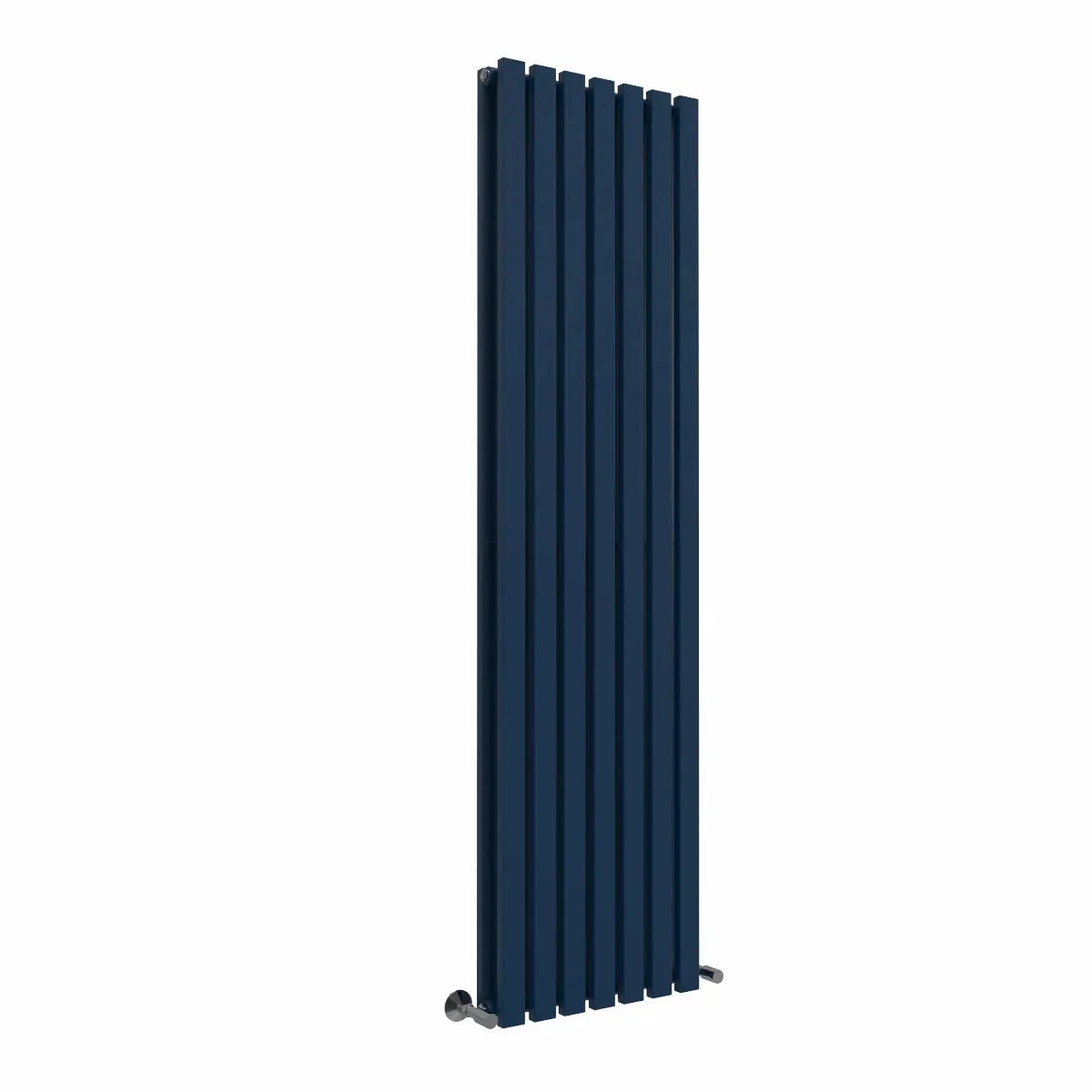 Teramo - Modern vertical flat panel radiator sapphire blue